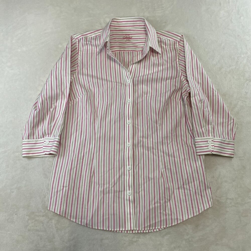 Striped Button Up 100% Cotton